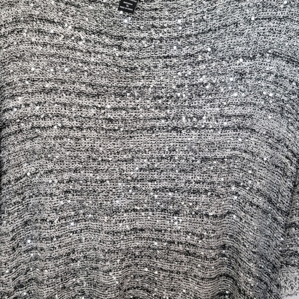 Knit and sequin top